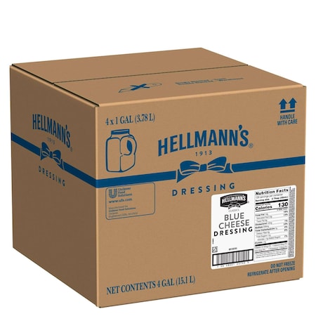 Hellmanns Hellmann's Chunky Bleu Cheese Dressing 1 gal. Jug, PK4 84139791
